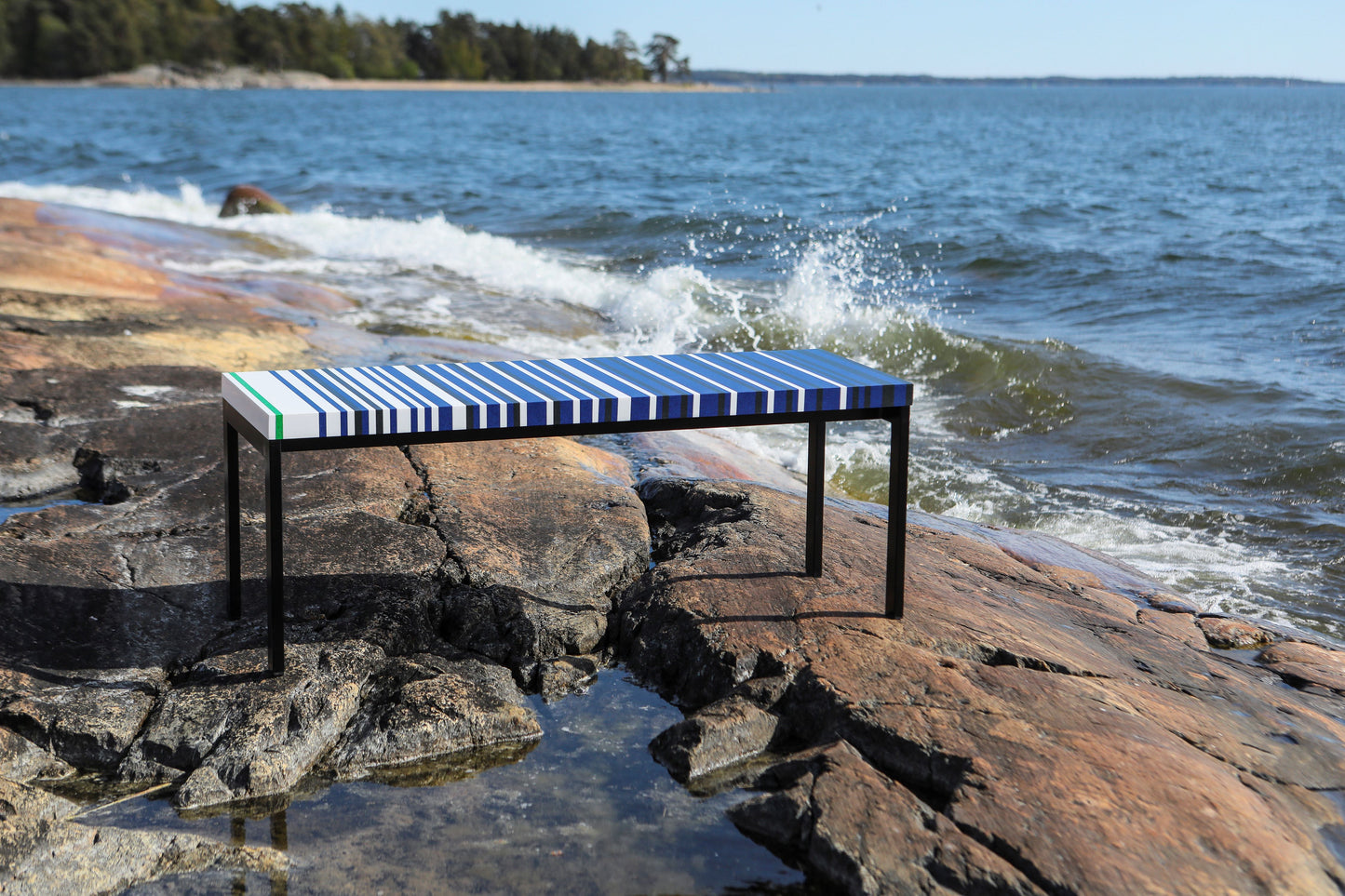 Raita bench Baltic Sea