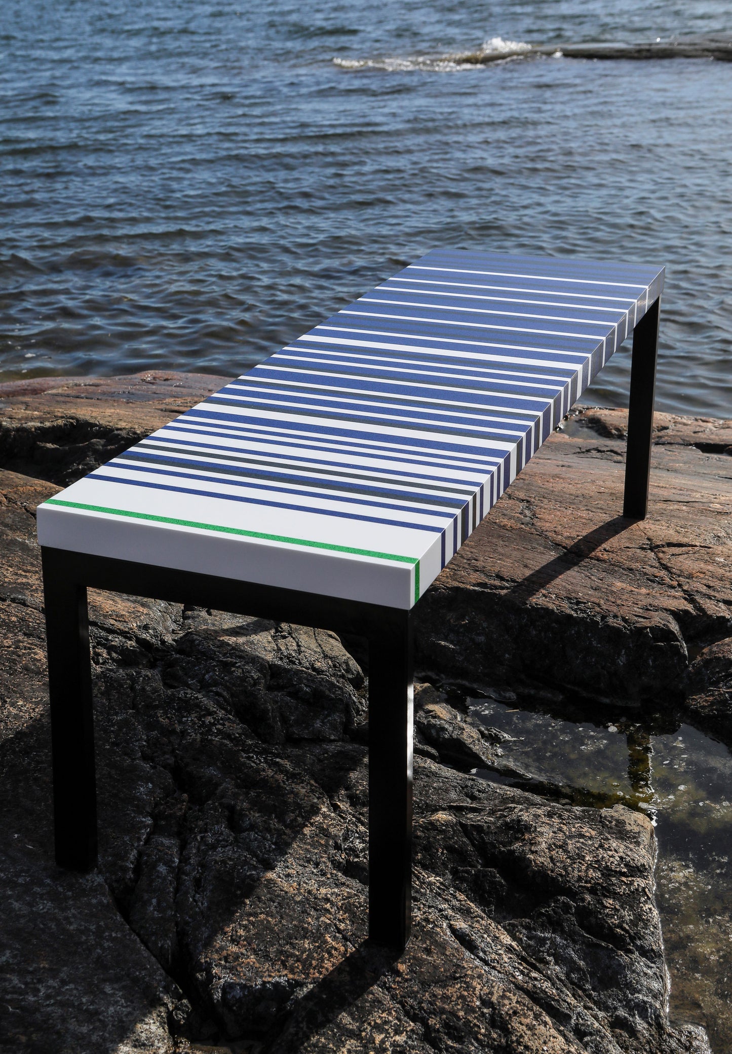 Raita bench Baltic Sea